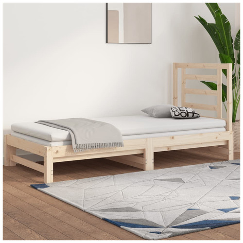 Tagesbett kiefer massiv - tagesbett,