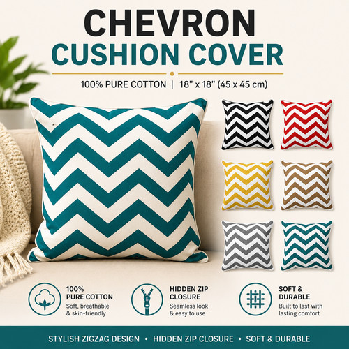 Chevron kissenbezüge 100 - chevron, %