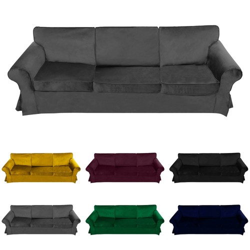 Samt sitzer sofa schonbezug - 3,