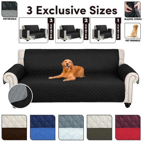 Gesteppte sofa schonbezüge - gesteppte,