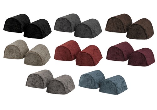 Crushed velvet runde - crushed,
