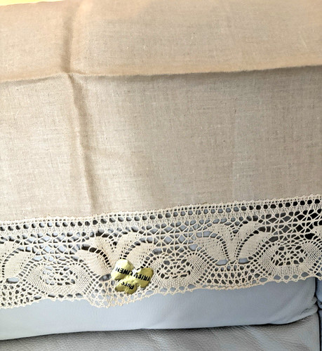 Vintage beige irischer - irischer, leinen