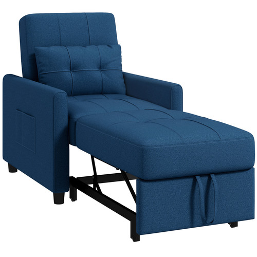 Schlafsessel bett blau - schlafsessel,