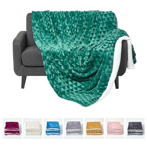 Samt überwurf sofa tagesdecke - samt,