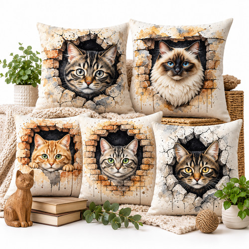 Katzenkissen mit einlage - katzenkissen,
