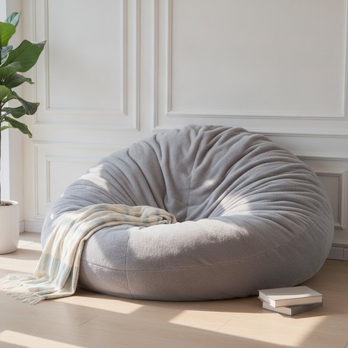 Sitzsack bett groß - groß, grau
