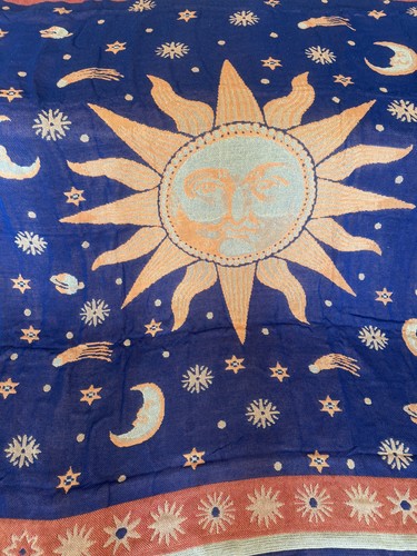 Sonnenmuster sofaüberwurf - sonnenmuster,